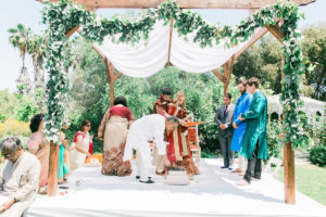 hindu ceremony with mandaap palos verdes