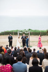 wedding ceremony at point vicente palos verdes