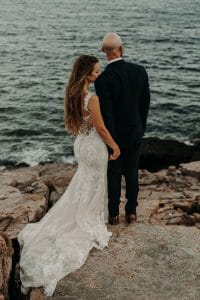Coastal wedding in Acadia National Park